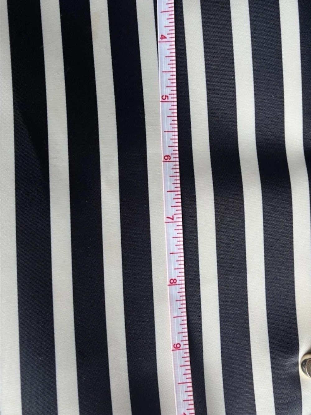 kate spade Black & White Striped Bow Handbag/Tote - Picture 11 of 16